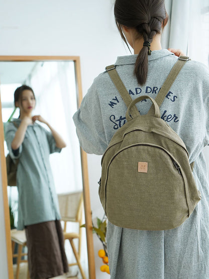 Cloth Bag Leisure Backpack Literary Simplicity