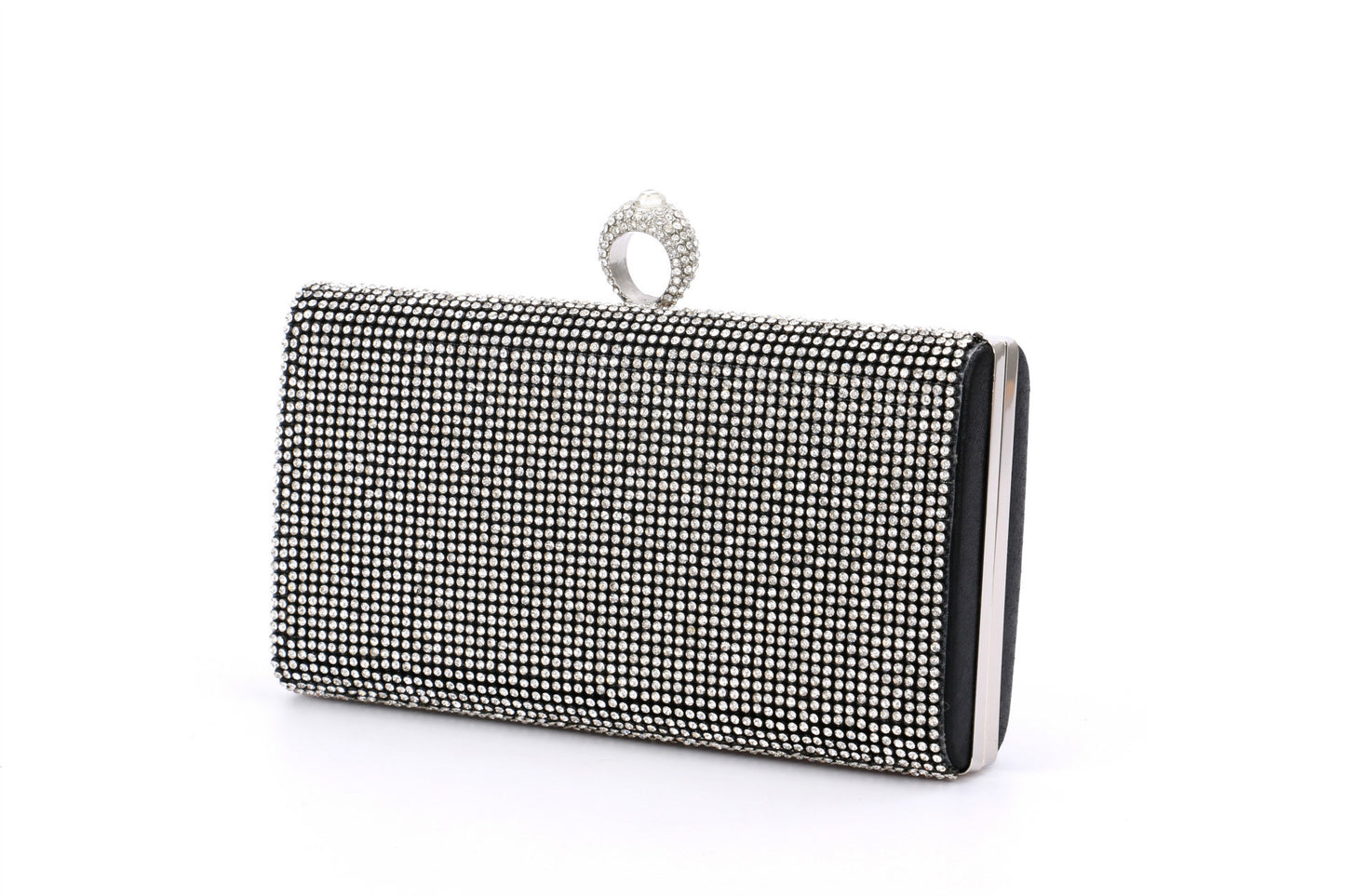 Diamantbesetzte Lady Spot Handtasche Diamant