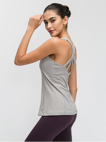 U-neck yoga vest