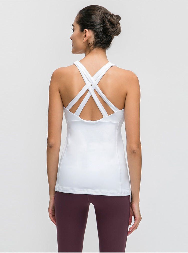 U-neck yoga vest