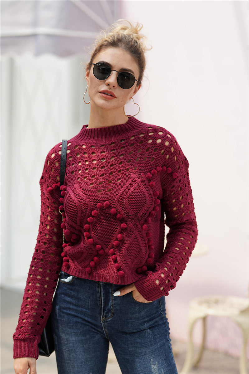 Women's knitted sweater