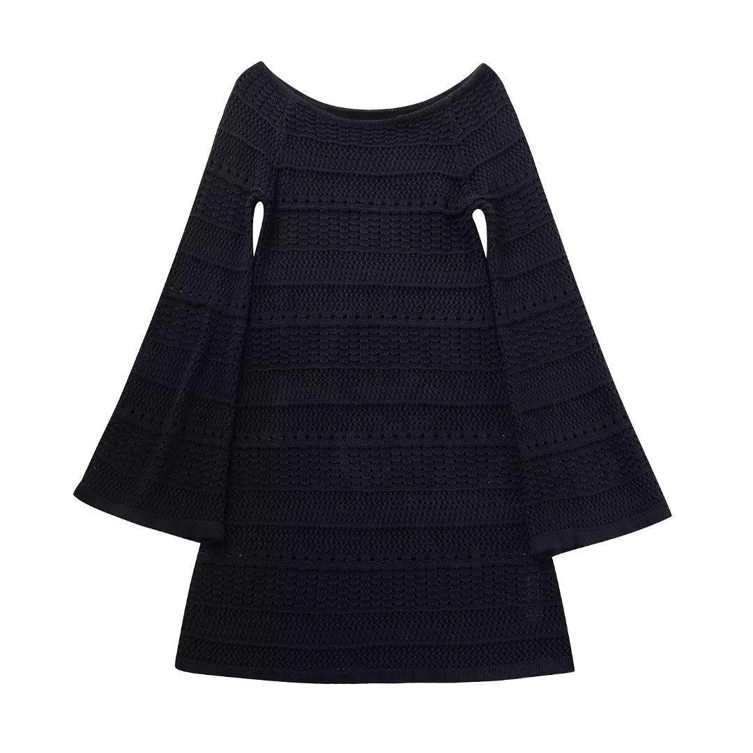 Fashionable Knitted Slimming Dress Women's