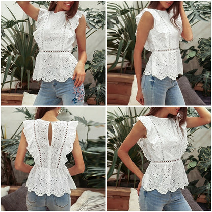 White lace top