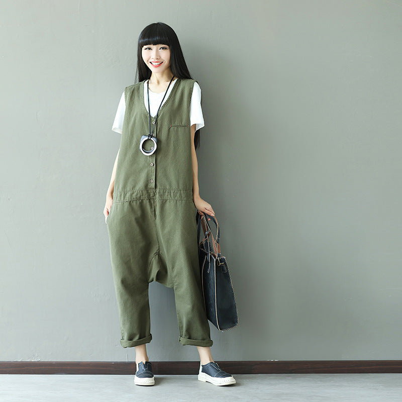 Vintage Personality Special Pants Jumpsuit Ladies