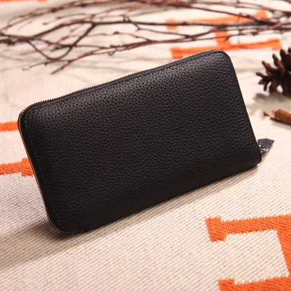 Women's Long Multifunctional Hollow Leather Wallet