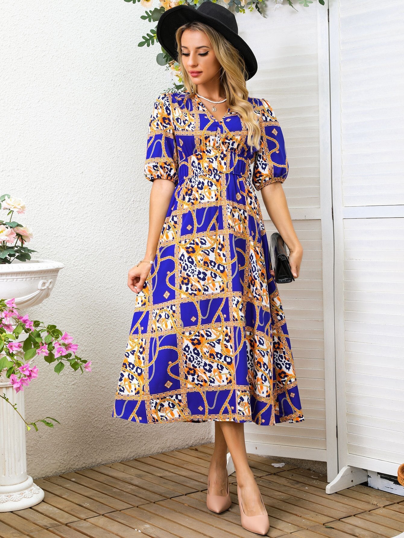 Fashion Personalized Printed Women's Dress