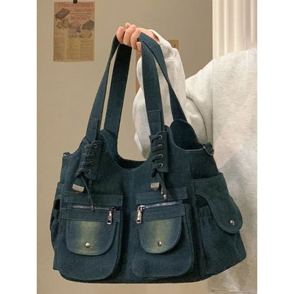 Denim Schulter Vintage Casual All-matching Schulter Messenger Tasche