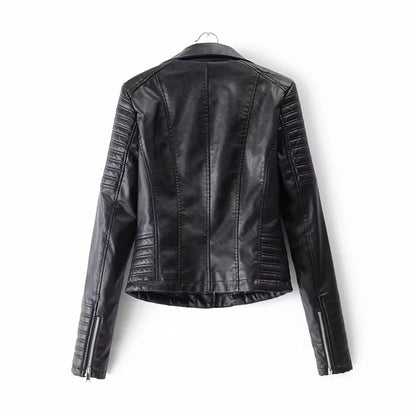 Women's leather motorcycle leather