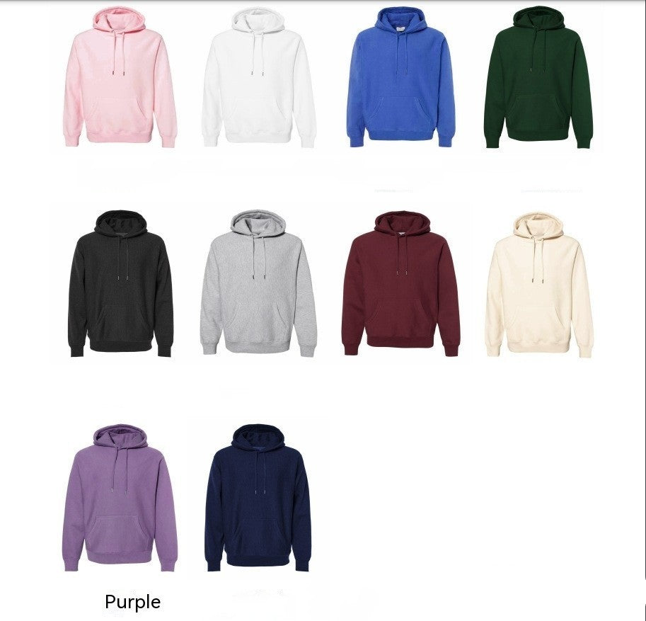 Customized Letter Name Round Neck Hoodie From Europe And America