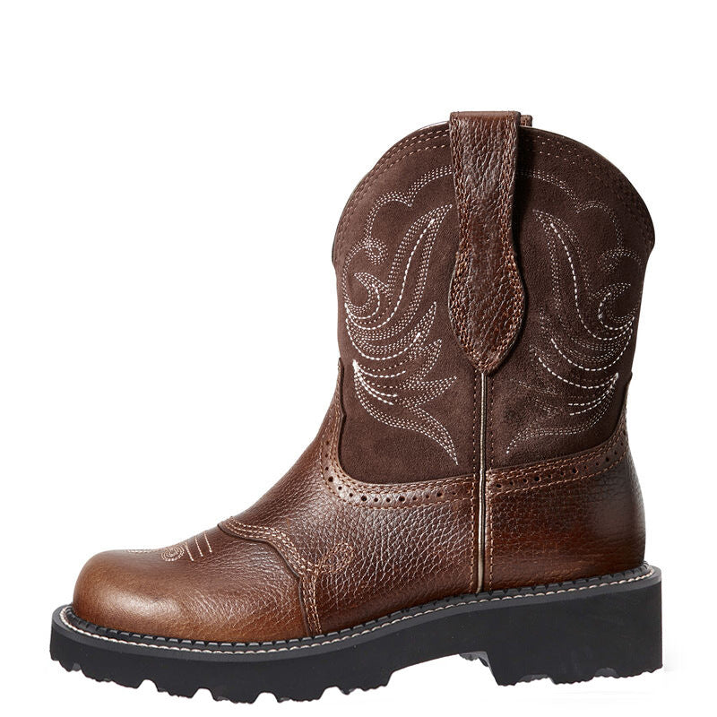 Bestickte Damen Cowboystiefel Herbst und Winter Damen Mid Boots