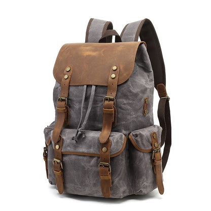 Wear-resistant Canvas Backpack Retro Men And Women