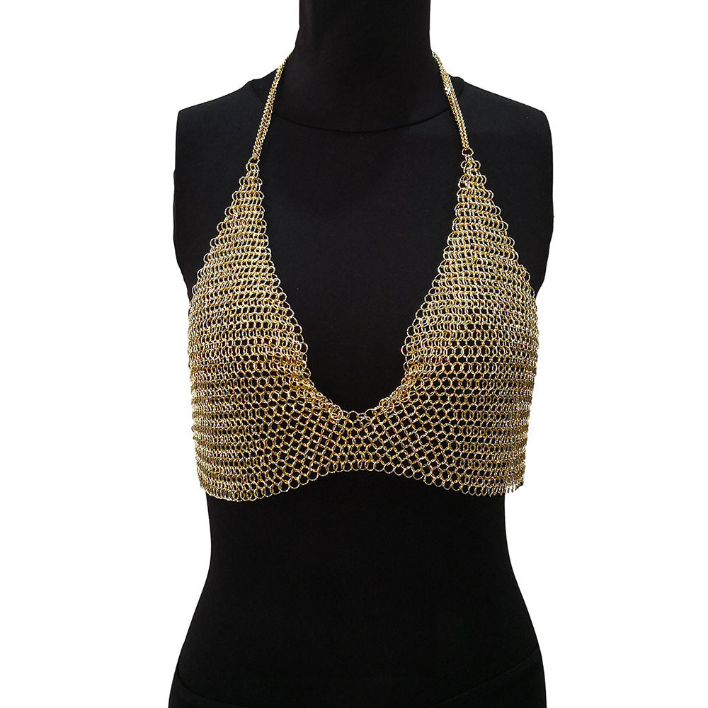 Deep V Metal Vest