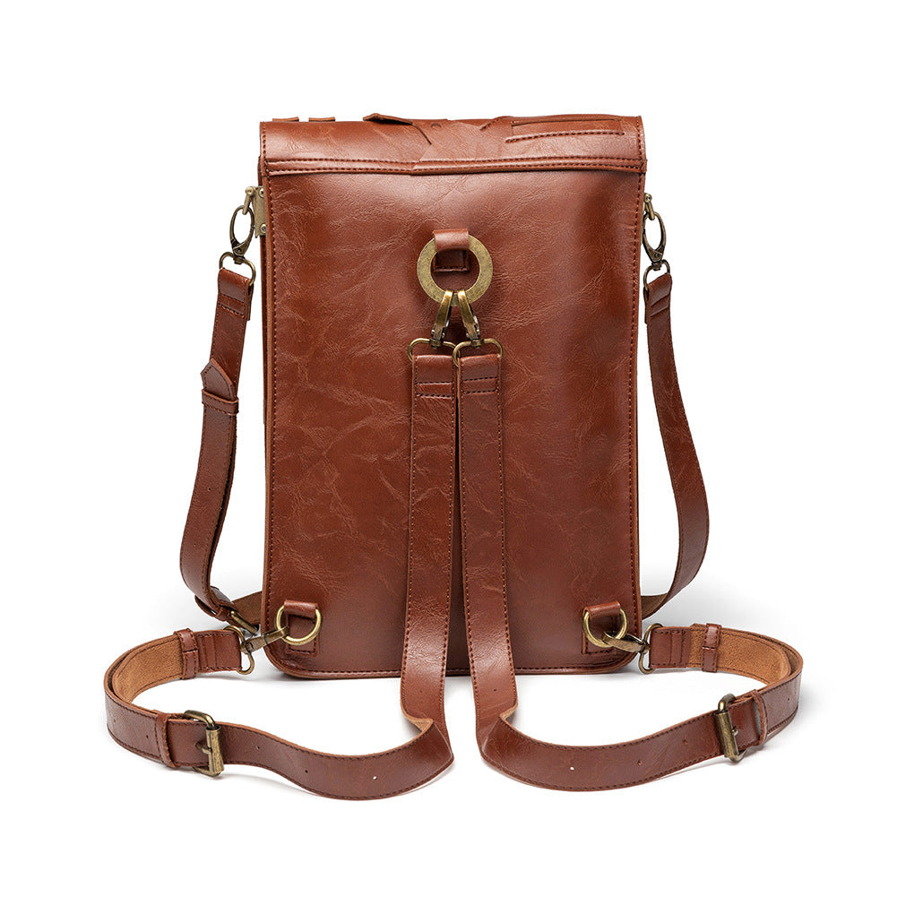 European Beauty New Steampunk Retro Gear Backpack