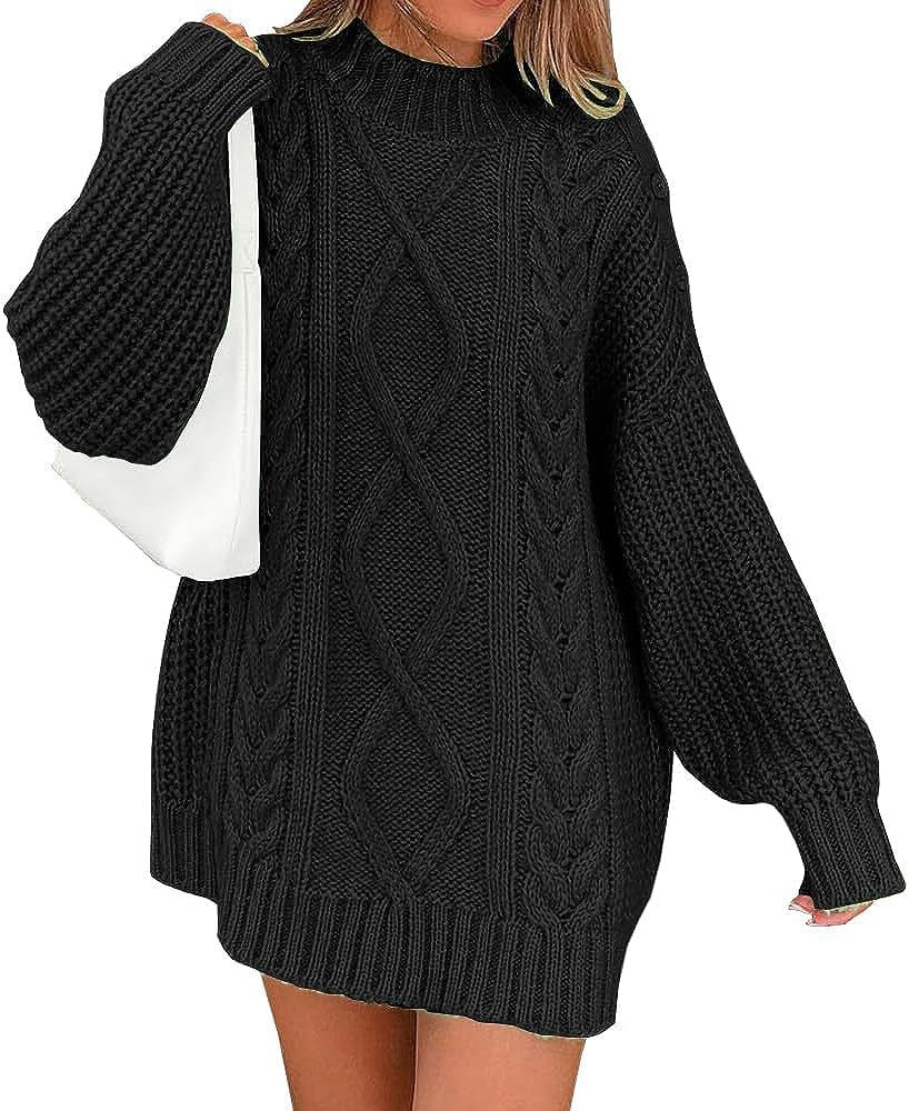 Women's Knitting Sweater Twisted Long Sleeve Loose Pullover