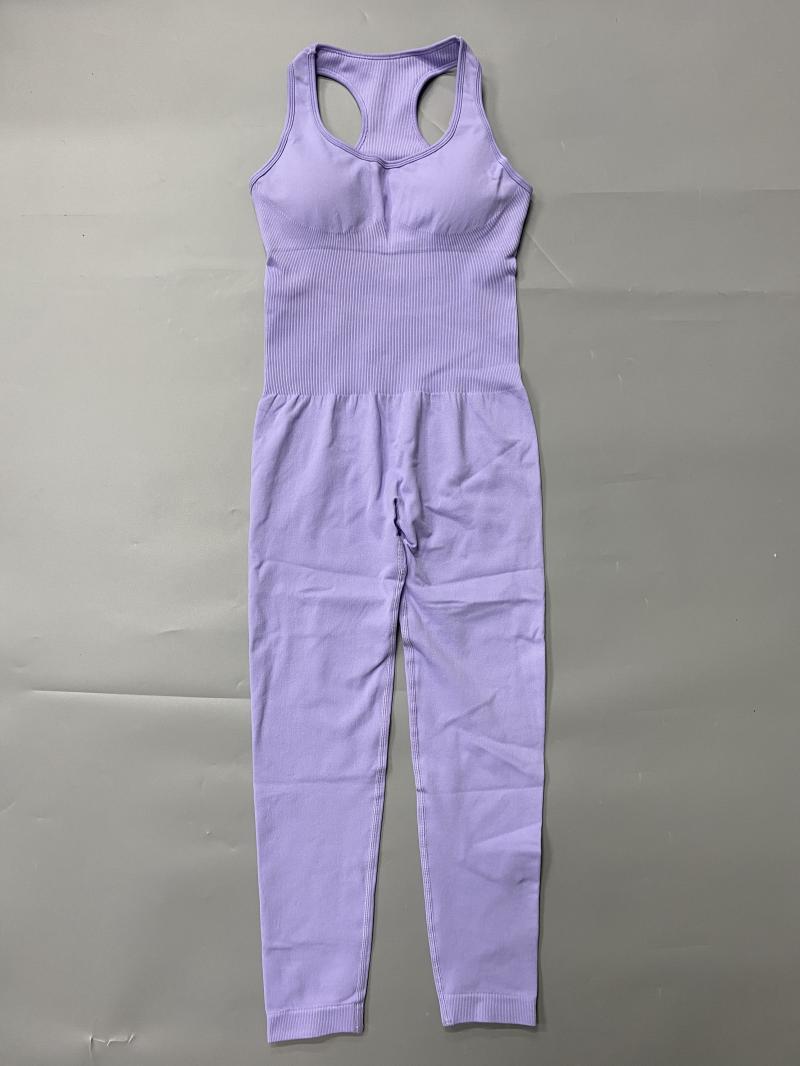 Einteiliges Yoga-Set mit Jumpsuit-Hose für Damen