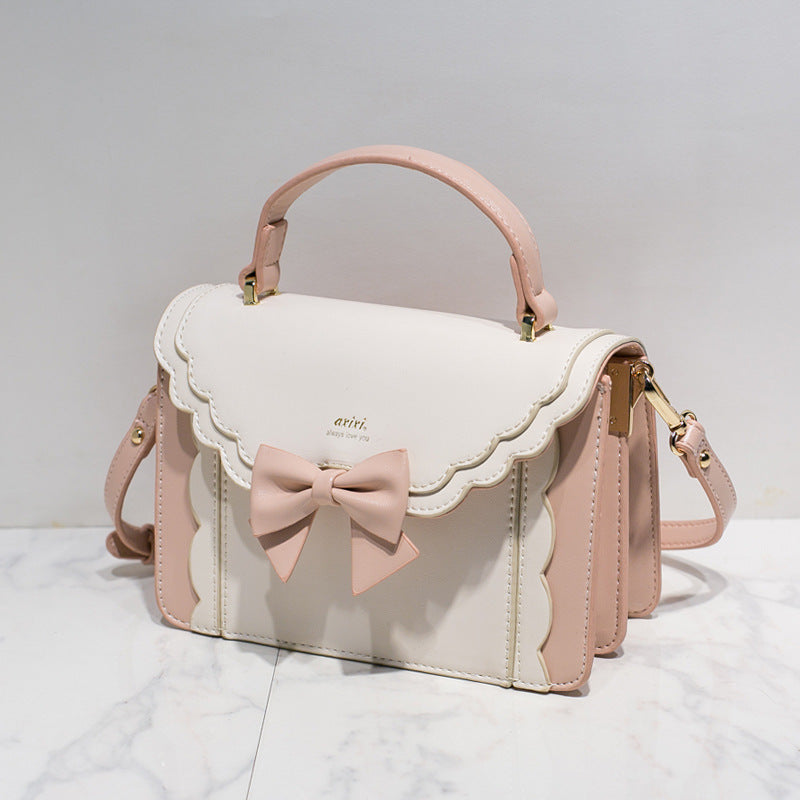 Bowknot Orgel Tasche Kleine Quadratische Lolita Schulter Messenger Weibliche