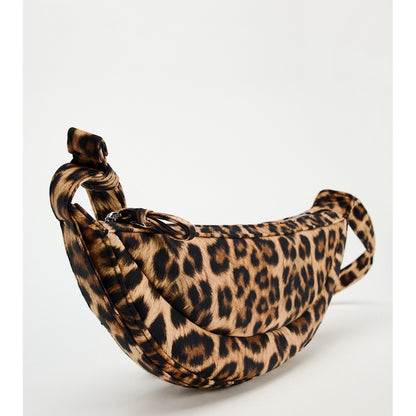 Bolso de hombro con estampado de leopardo popular de moda, bolso cruzado informal