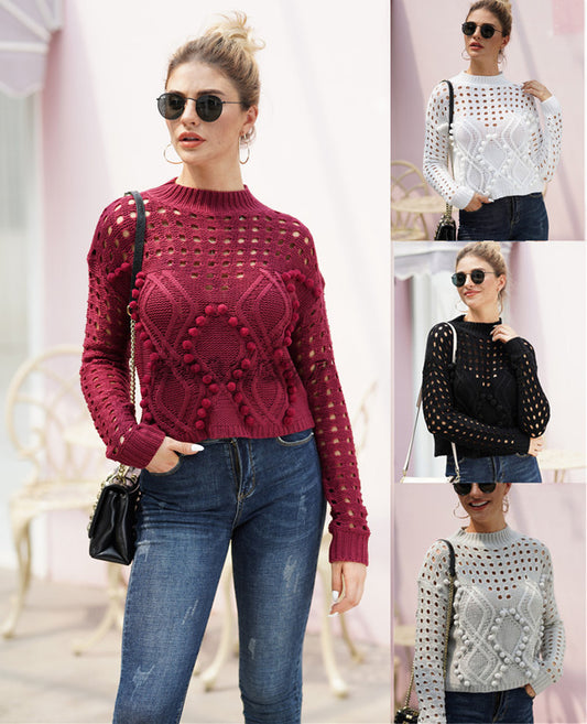 Women's knitted sweater