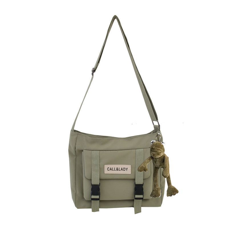 Women's Fashion Classic Simple Messenger Postman Nylon Waterproof Canvas Bag