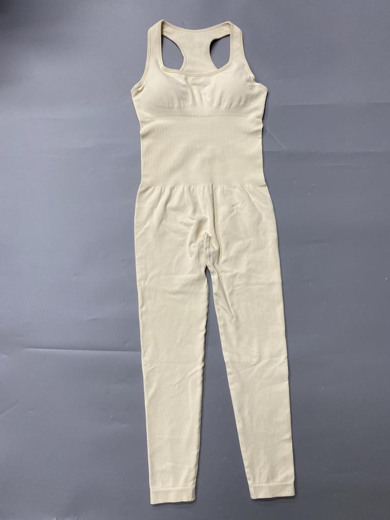 Einteiliges Yoga-Set mit Jumpsuit-Hose für Damen