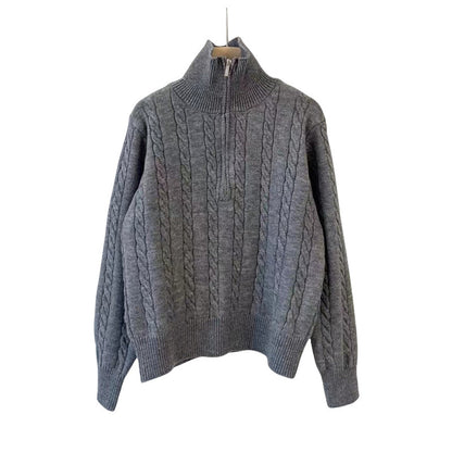 Women's Knitted Top Retro Outerwear