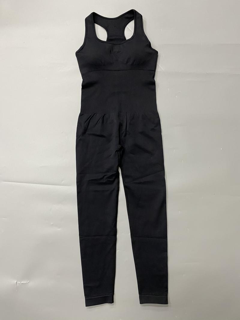 Einteiliges Yoga-Set mit Jumpsuit-Hose für Damen