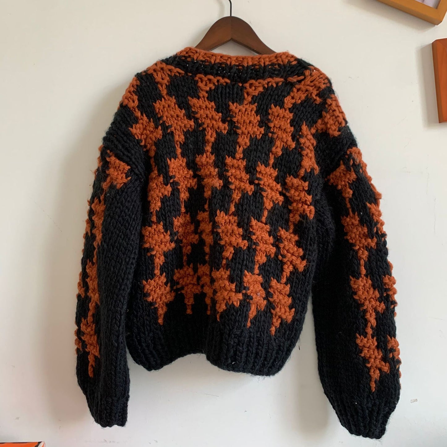 Herbst und Winter Retro Lazy Dicker Pullover Cardigan