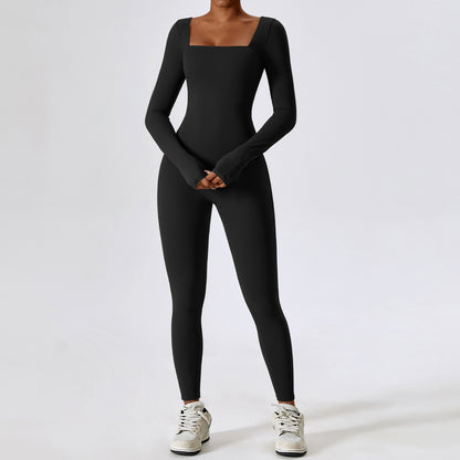 Tight Long Sleeve Yoga Wear Women's Fitness Exercise