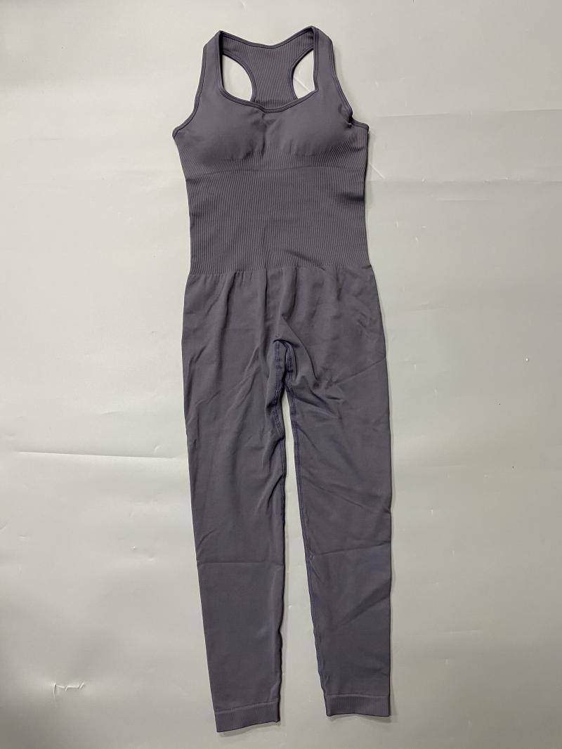 Einteiliges Yoga-Set mit Jumpsuit-Hose für Damen