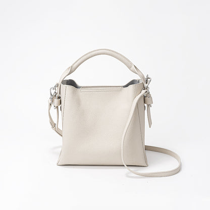 Women's Fashion Top Layer Cowhide Bucket Bag