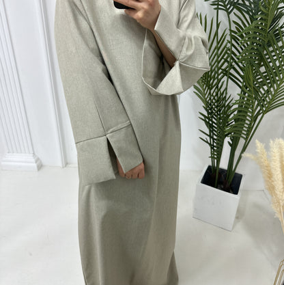 Turkish Loose Plus Size Elegant Dress Robe