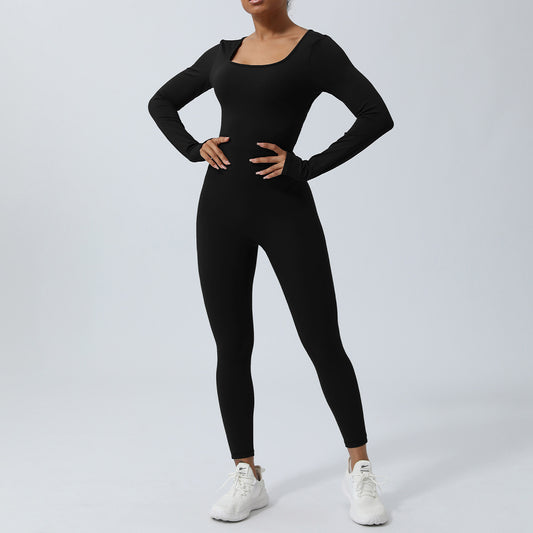 Schnelltrocknender rückenfreier Bodysuit für Damen mit Hüftlifting