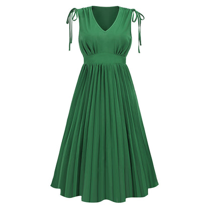 Women's Fashion Slim-fit Pleated Dress