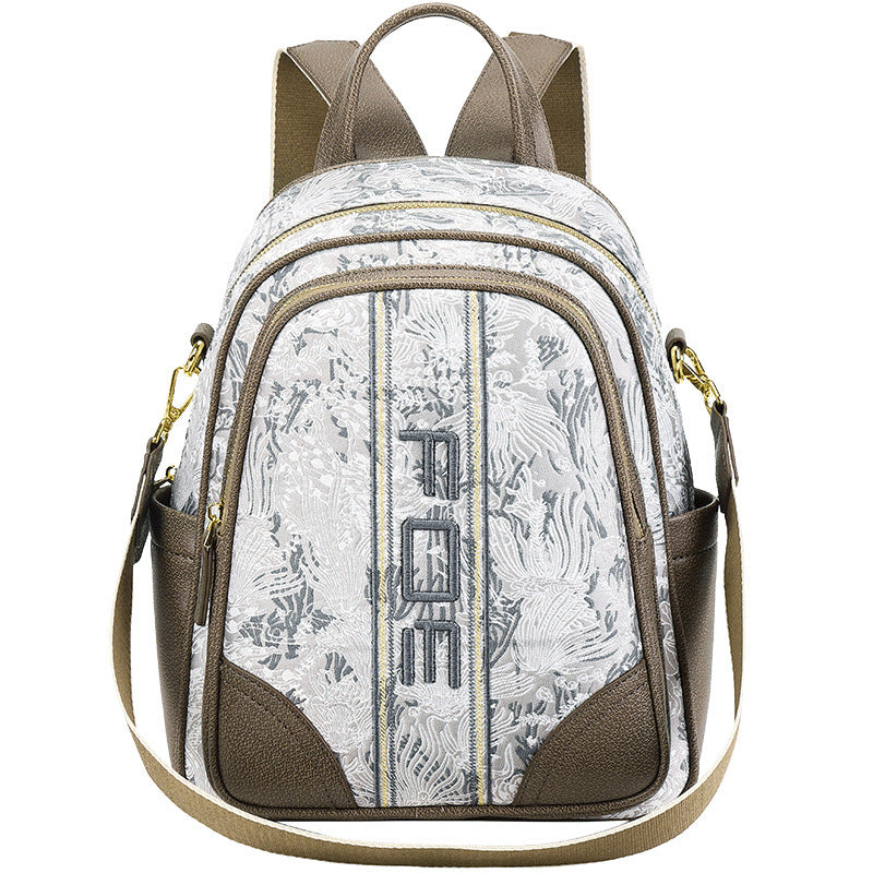 Rucksack Trendy Bedruckte Schultasche Besonderes Interesse Leichte Luxusmode All-Match-Reiserucksack für Frauen