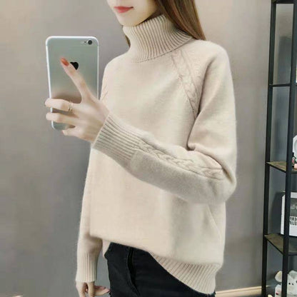 Women's Idle Style Turtleneck Sweater