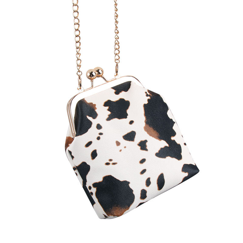 Cute Cow Clip Bag Versatile Cross One Shoulder