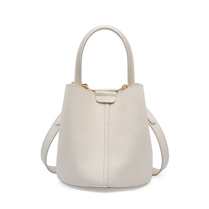 Bolso de mano de piel de vaca de capa superior de moda para mujer