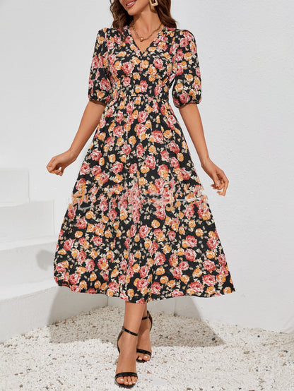 Vestido de mujer con estampado personalizado de moda